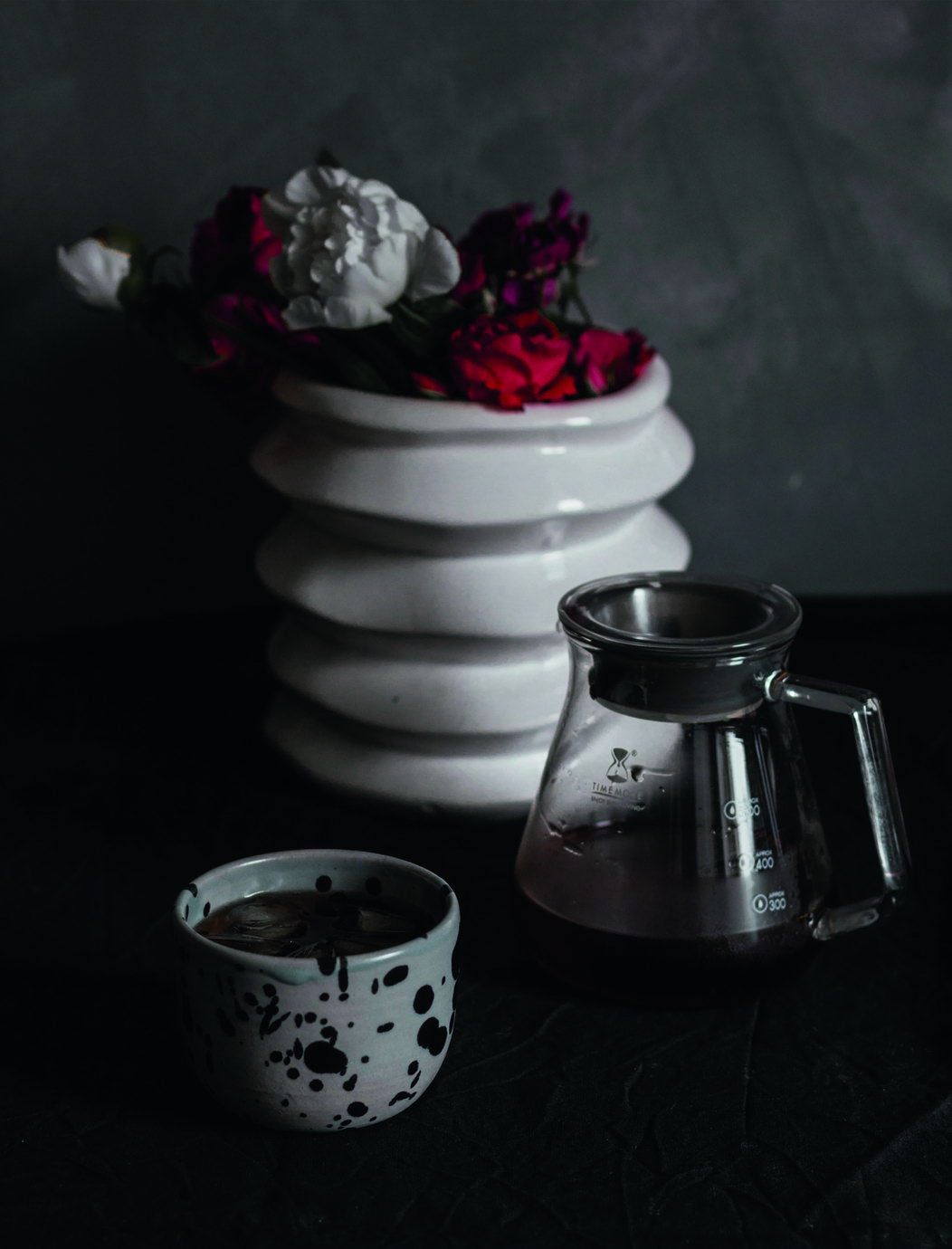 Vintage Coffee Still Life | Rustic Kitchen Photography | Dark Academia Poster