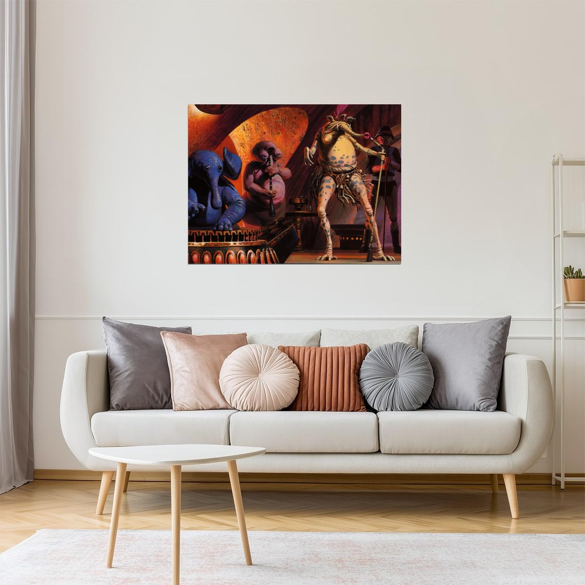Mos Eisley Cantina Poster | Tatooine Star Wars Art | Sci-Fi Alien Bar Scene