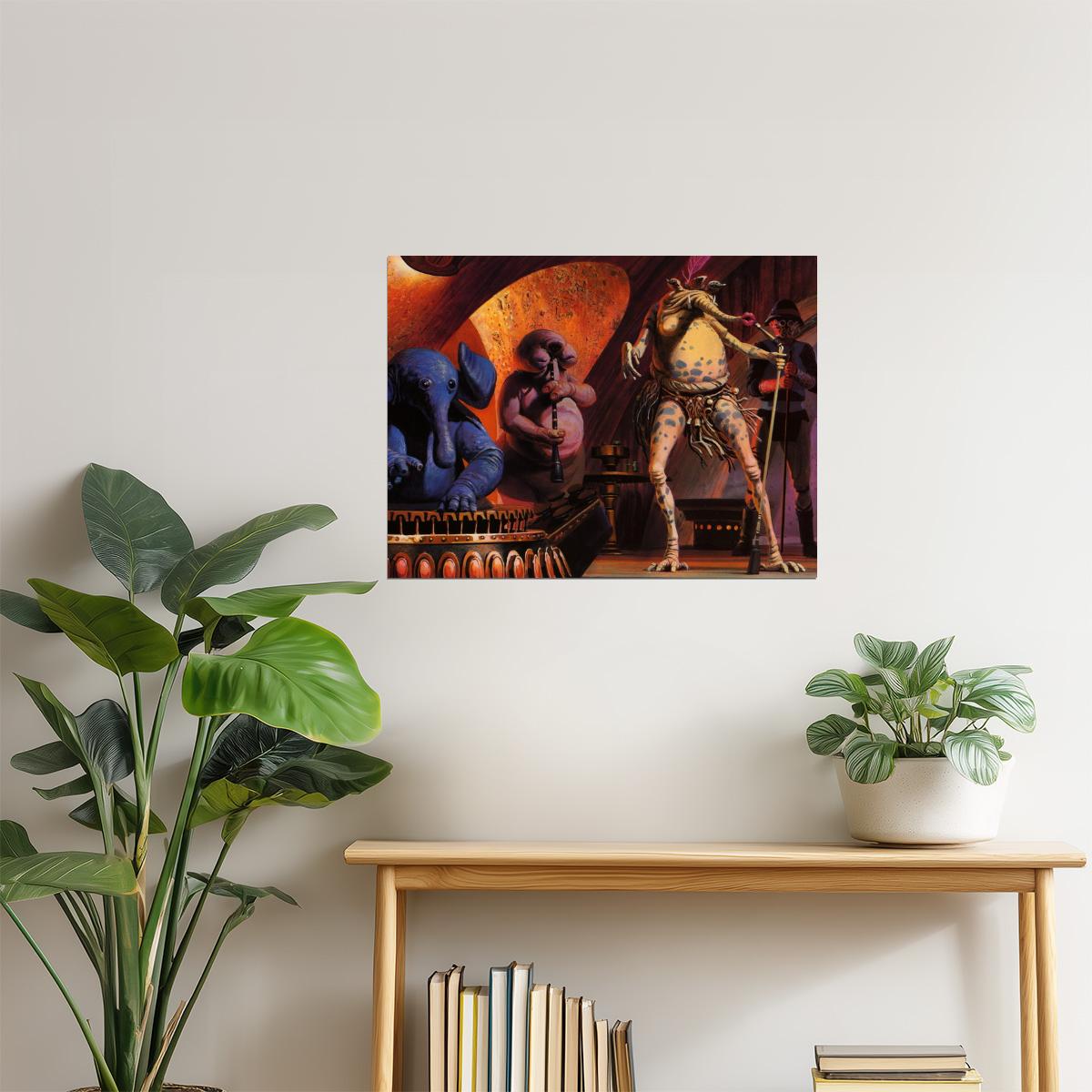 Mos Eisley Cantina Poster | Tatooine Star Wars Art | Sci-Fi Alien Bar Scene
