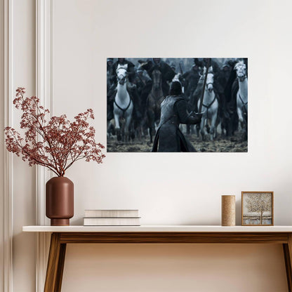 Game of Thrones Jon Snow | Battle of the Bastards Poster | TV Show Wall Art