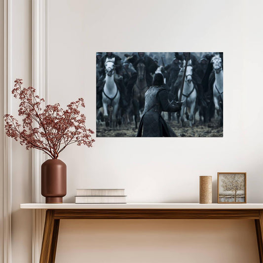 Game of Thrones Jon Snow | Battle of the Bastards Poster | TV Show Wall Art