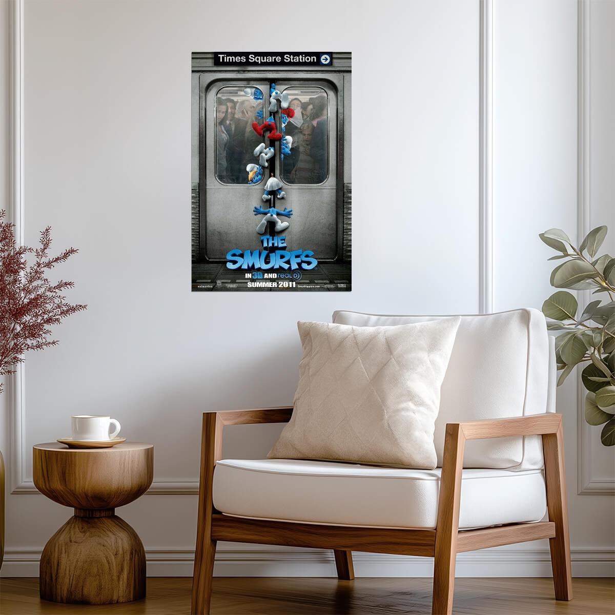 The Smurfs Movie | Neil Patrick Harris | Animated Family Film Poster - Movies & TV Poster