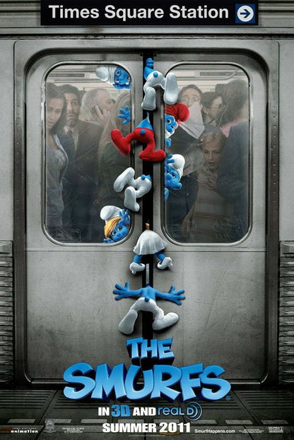 The Smurfs Movie | Neil Patrick Harris | Animated Family Film Poster - Movies & TV Poster