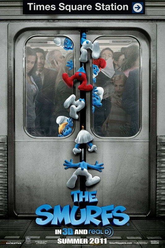 The Smurfs Movie | Neil Patrick Harris | Animated Family Film Poster - Movies & TV Poster