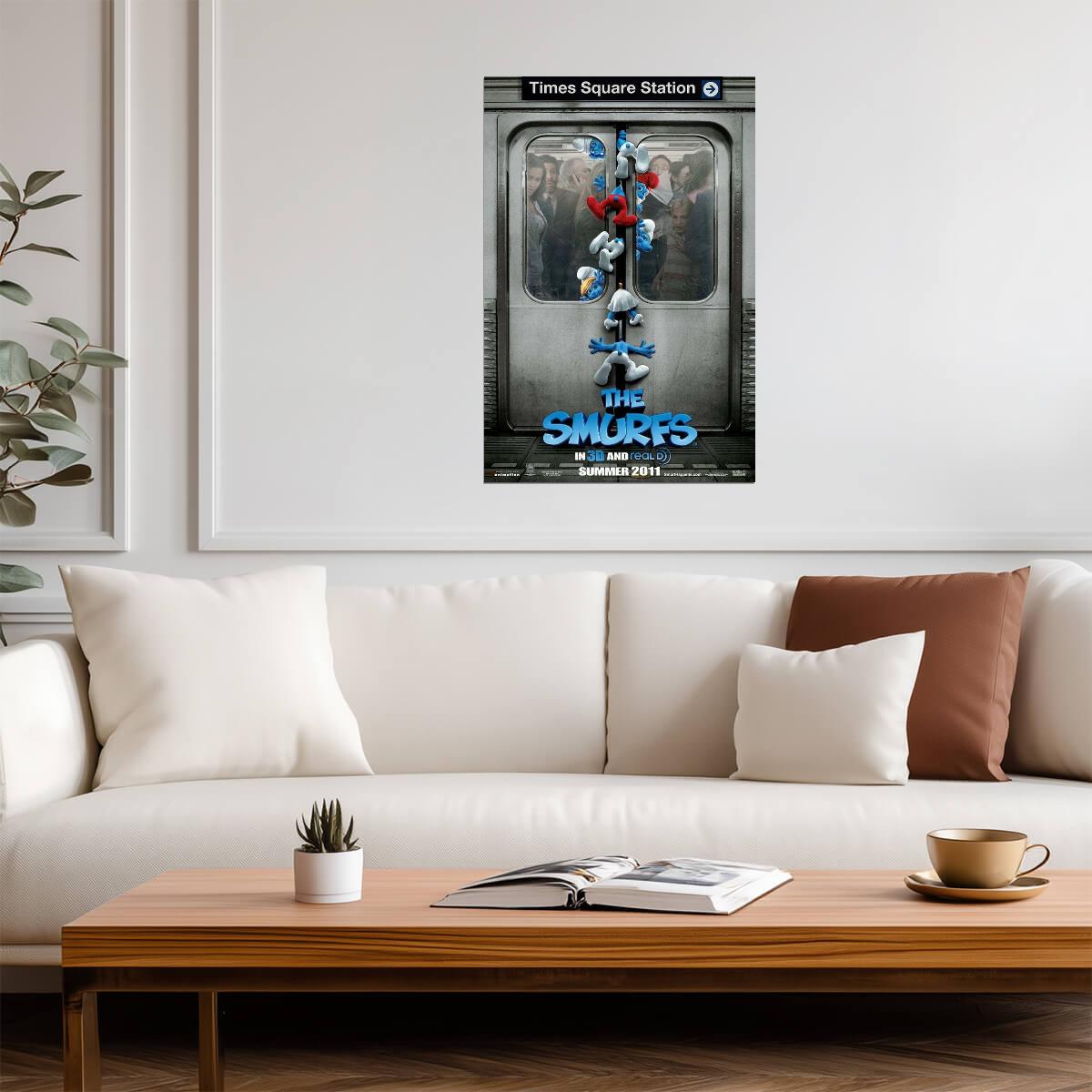 The Smurfs Movie | Neil Patrick Harris | Animated Family Film Poster - Movies & TV Poster