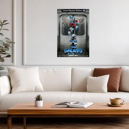 The Smurfs Movie | Neil Patrick Harris | Animated Family Film Poster - Movies & TV Poster
