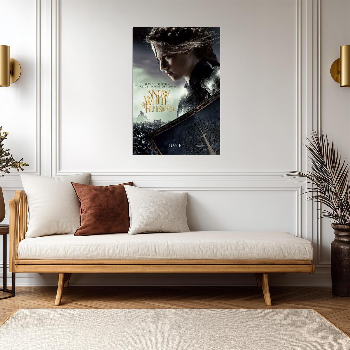Snow White and the Huntsman | Kristen Stewart as Snow White | Fantasy Movie Poster - Movies & TV Poster