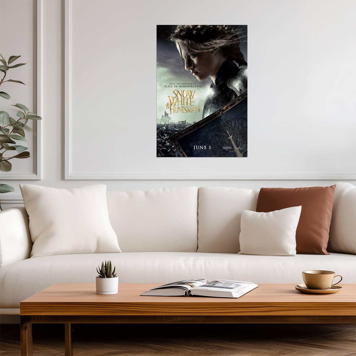 Snow White and the Huntsman | Kristen Stewart as Snow White | Fantasy Movie Poster - Movies & TV Poster