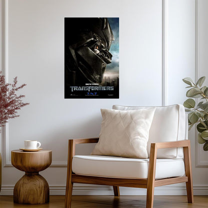 Transformers 2007 Movie | Megatron Destroy Poster | Decepticon Art - Movies & TV Poster