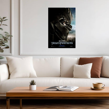 Transformers 2007 Movie | Megatron Destroy Poster | Decepticon Art - Movies & TV Poster