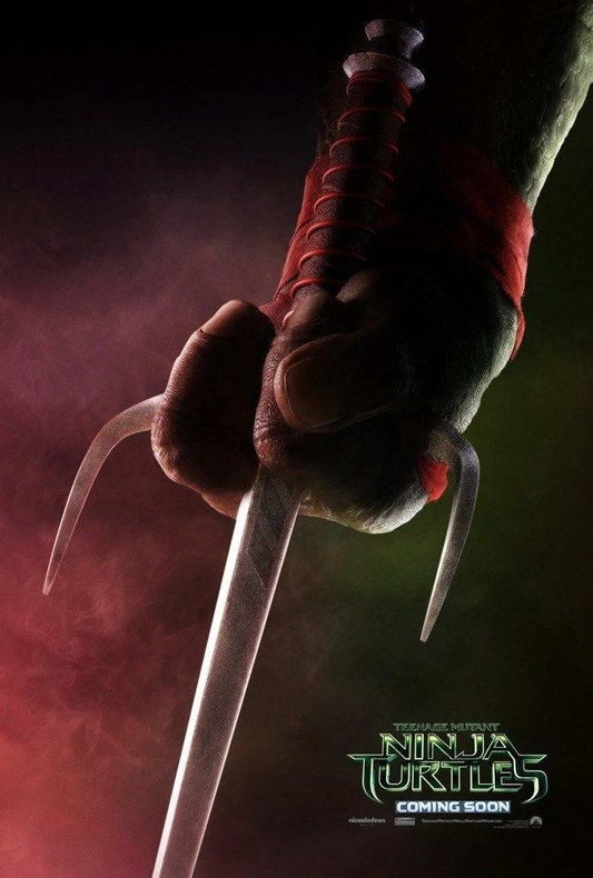 Teenage Mutant Ninja Turtles 2014 | Raphael with Sai Weapons | Action Movie Poster - Movies & TV Poster