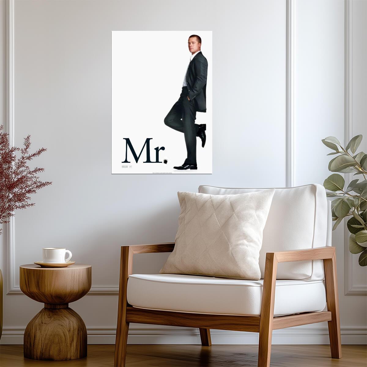 Mr. & Mrs. Smith | Brad Pitt & Angelina Jolie | Action Comedy Movie Poster - Movies & TV Poster