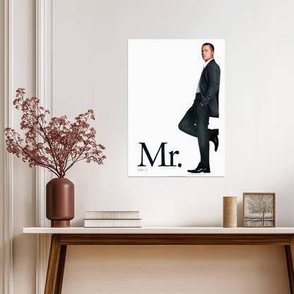 Mr. & Mrs. Smith | Brad Pitt & Angelina Jolie | Action Comedy Movie Poster - Movies & TV Poster