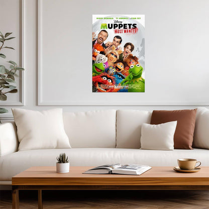 Muppets Most Wanted | Tina Fey & Ricky Gervais | Family Movie Poster - Movies & TV Poster