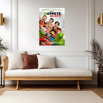 Muppets Most Wanted | Tina Fey & Ricky Gervais | Family Movie Poster - Movies & TV Poster