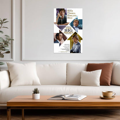 The Big Short | Steve Carell & Brad Pitt | Drama Movie Poster - Movies & TV Poster