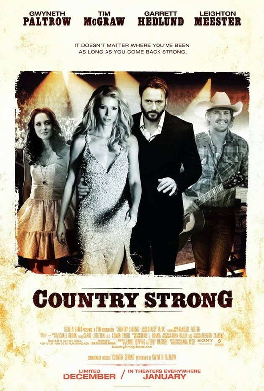 Country Strong | Gwyneth Paltrow | Music Drama Movie Poster - Movies & TV Poster