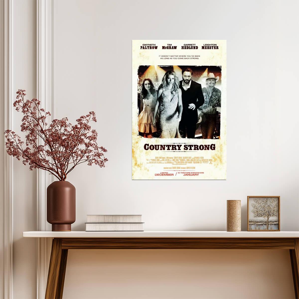 Country Strong | Gwyneth Paltrow | Music Drama Movie Poster - Movies & TV Poster