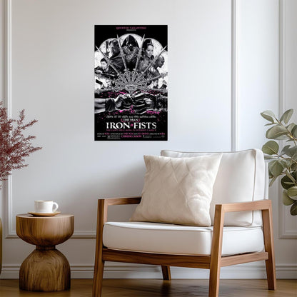 The Man with the Iron Fists | RZA Martial Arts Movie Poster - Movies & TV Poster