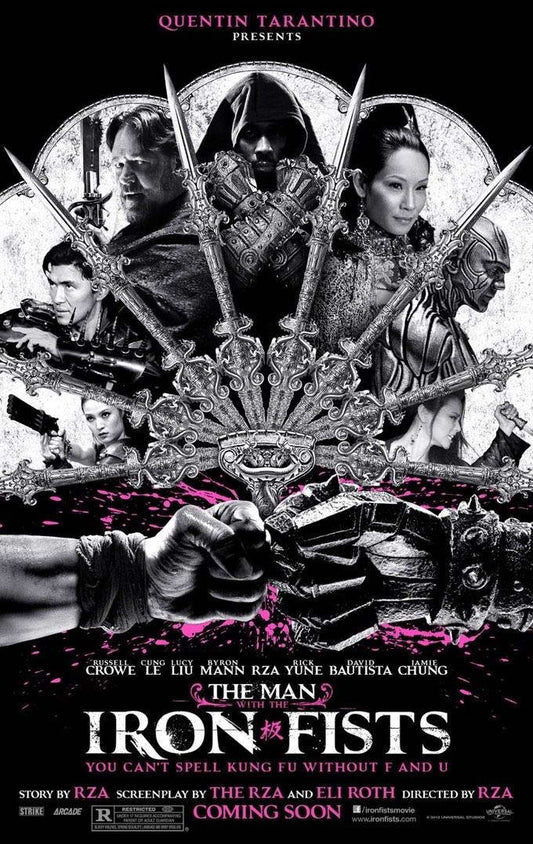 The Man with the Iron Fists | RZA Martial Arts Movie Poster - Movies & TV Poster