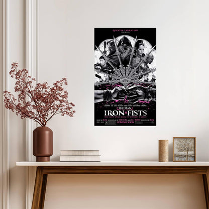The Man with the Iron Fists | RZA Martial Arts Movie Poster - Movies & TV Poster