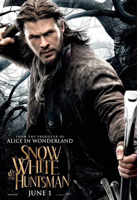 Snow White and the Huntsman | Chris Hemsworth as The Huntsman | Fantasy Movie Poster - Movies & TV Poster