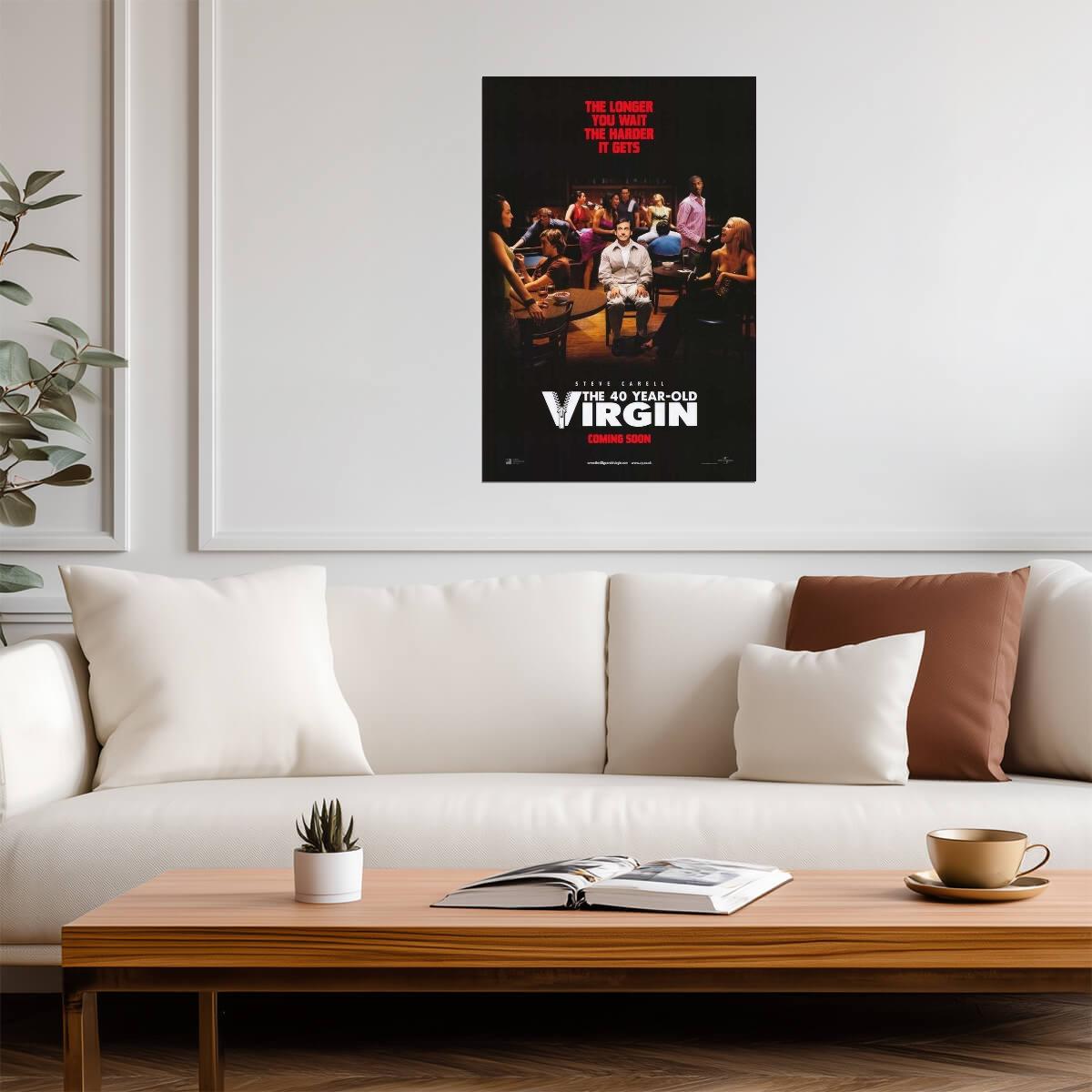 The 40-Year-Old Virgin | Steve Carell Comedy Movie Poster - Movies & TV Poster