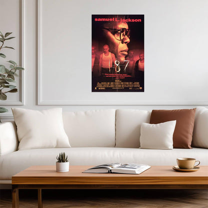 187 (One Eight Seven) 1997 | Samuel L. Jackson | Crime Thriller Movie Poster - Movies & TV Poster