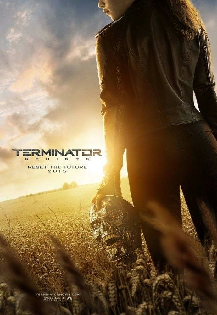 Terminator Genisys | Emilia Clarke as Sarah Connor | Sci-Fi Movie Poster - Movies & TV Poster