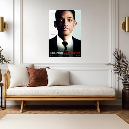 Seven Pounds 2008 | Will Smith Portrait Poster | Drama Movie Art - Movies & TV Poster