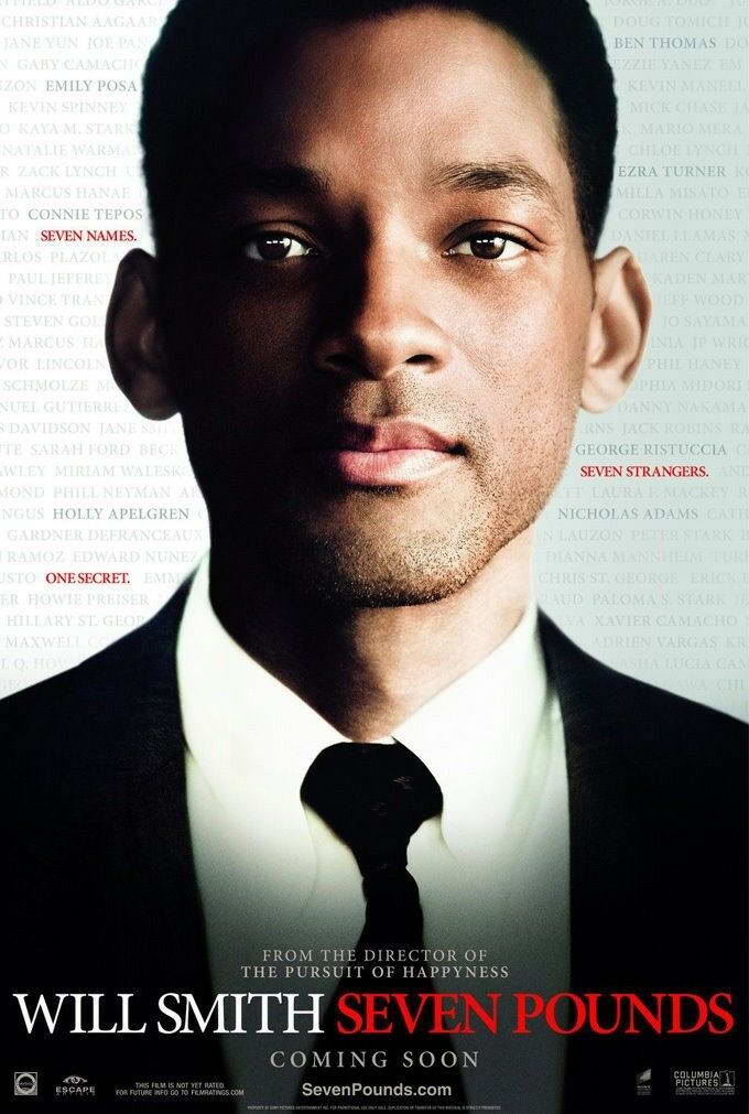 Seven Pounds 2008 | Will Smith Portrait Poster | Drama Movie Art - Movies & TV Poster