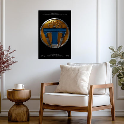 Tomorrowland 2015 | T Logo Teaser Poster | Sci-Fi Adventure Movie Wall Art - Movies & TV Poster