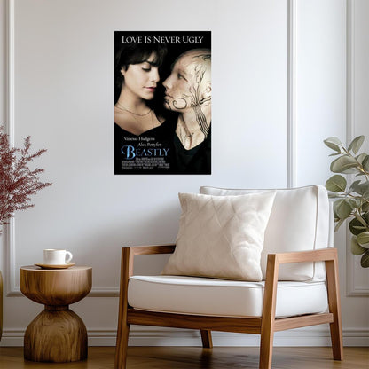 Beastly 2011 | Alex Pettyfer & Vanessa Hudgens | Modern Fantasy Romance Poster - Movies & TV Poster