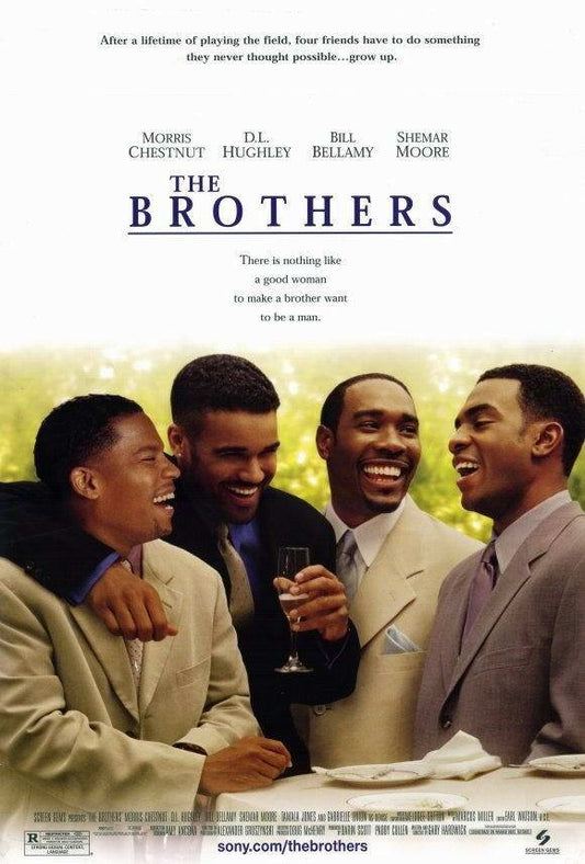 The Brothers 2001 | Morris Chestnut & Shemar Moore | Romantic Comedy Poster - Movies & TV Poster