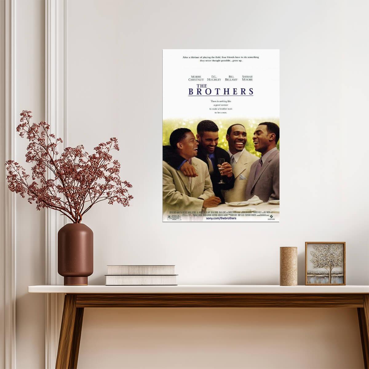 The Brothers 2001 | Morris Chestnut & Shemar Moore | Romantic Comedy Poster - Movies & TV Poster