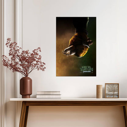 Teenage Mutant Ninja Turtles 2014 | Michelangelo with Nunchucks | Teaser Movie Poster - Movies & TV Poster