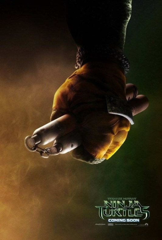 Teenage Mutant Ninja Turtles 2014 | Michelangelo with Nunchucks | Teaser Movie Poster - Movies & TV Poster