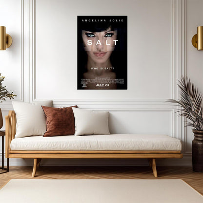 Salt Angelina Jolie as Evelyn Salt | Spy Thriller Movie Poster | Action Film Wall Art - Movies & TV Poster