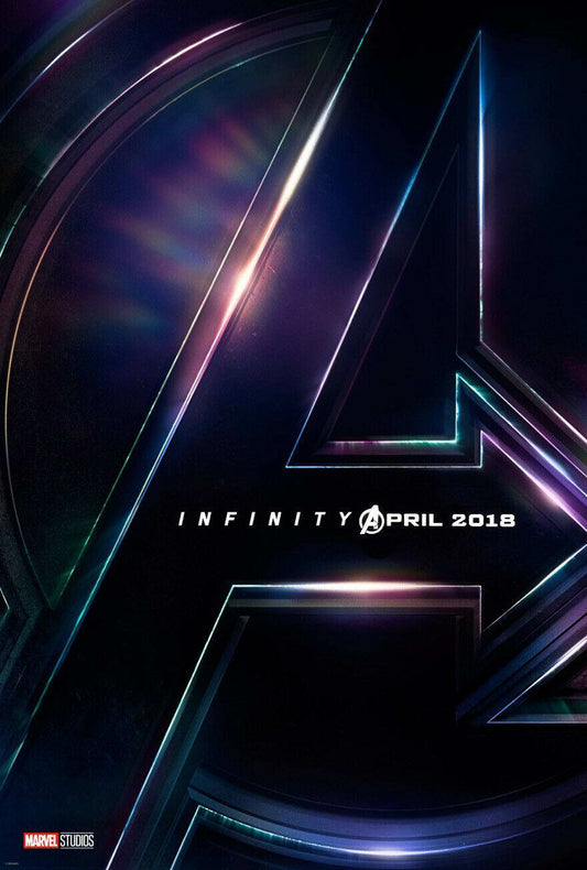Avengers Infinity War Movie Logo | Minimalist Superhero Film Poster | MCU Wall Art - Movies & TV Poster