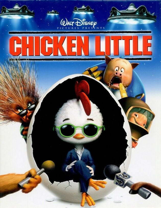 Chicken Little 2005 | Animated Comedy Movie Poster | Nostalgic Kids Room Art - Movies & TV Poster