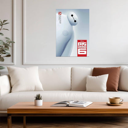 Big Hero 6 2014 | Baymax & Hiro Hamada | Animated Superhero Movie Poster - Movies & TV Poster