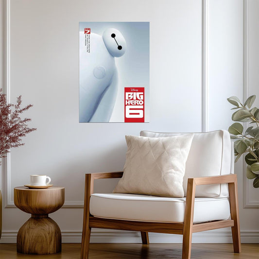 Big Hero 6 2014 | Baymax & Hiro Hamada | Animated Superhero Movie Poster - Movies & TV Poster