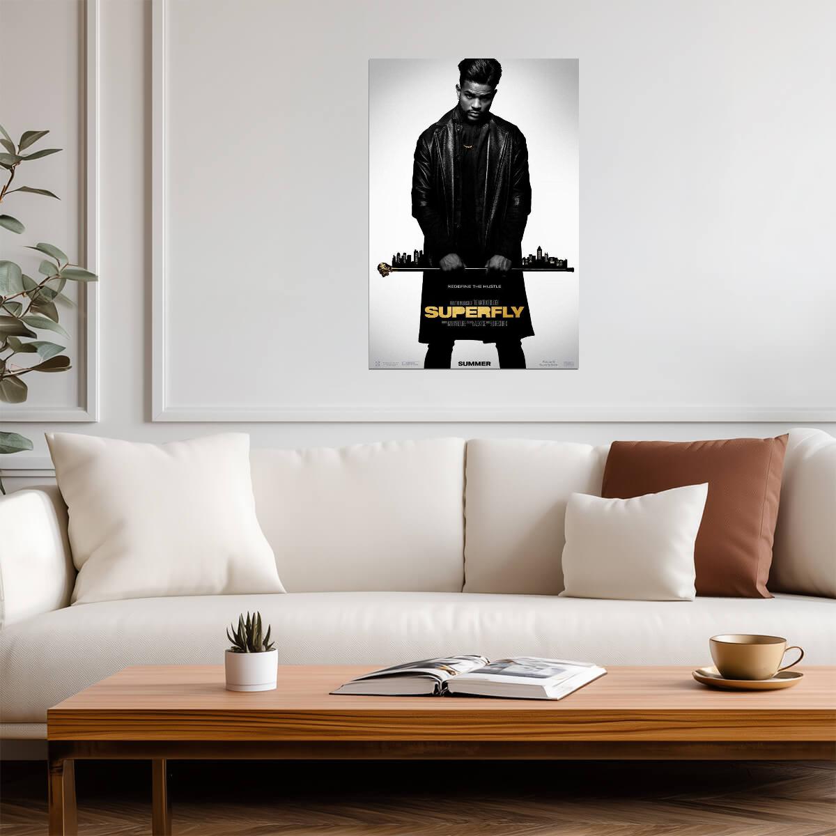 Superfly 2018 Movie | Trevor Jackson & Jason Mitchell | Crime Action Film Poster - Movies & TV Poster