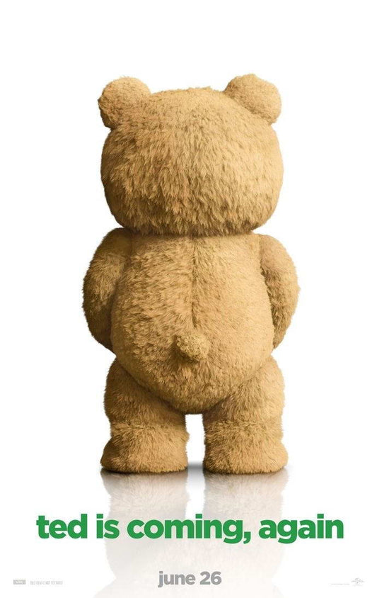 Ted 2 Mark Wahlberg & Seth MacFarlane | Raunchy Comedy Movie Poster | Funny Film Fan Gift - Movies & TV Poster