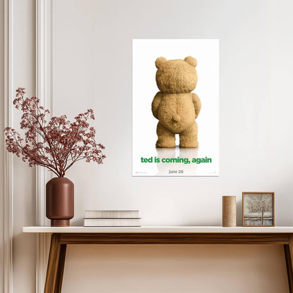 Ted 2 Mark Wahlberg & Seth MacFarlane | Raunchy Comedy Movie Poster | Funny Film Fan Gift - Movies & TV Poster