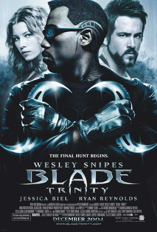Blade Trinity Wesley Snipes | Superhero Horror Poster | Vampire Hunter Movie Art - Movies & TV Poster