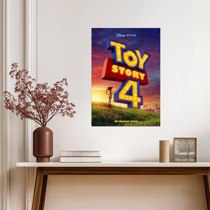 Toy Story 4 Tom Hanks & Tim Allen | Animated Family Movie Poster - Movies & TV Poster
