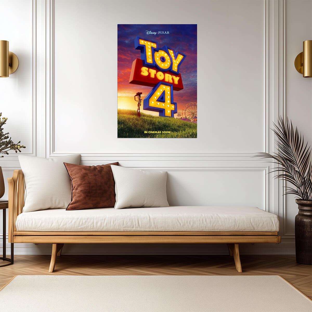 Toy Story 4 Tom Hanks & Tim Allen | Animated Family Movie Poster - Movies & TV Poster