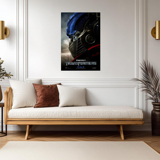 Transformers 2007 Movie | Optimus Prime & The Autobots | Sci-Fi Action Film Poster - Movies & TV Poster