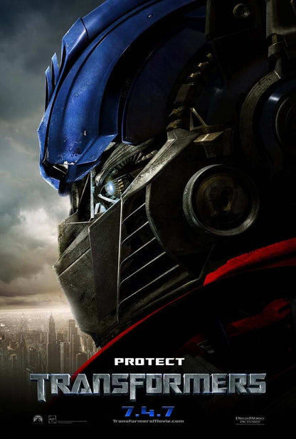 Transformers 2007 Movie | Optimus Prime & The Autobots | Sci-Fi Action Film Poster - Movies & TV Poster
